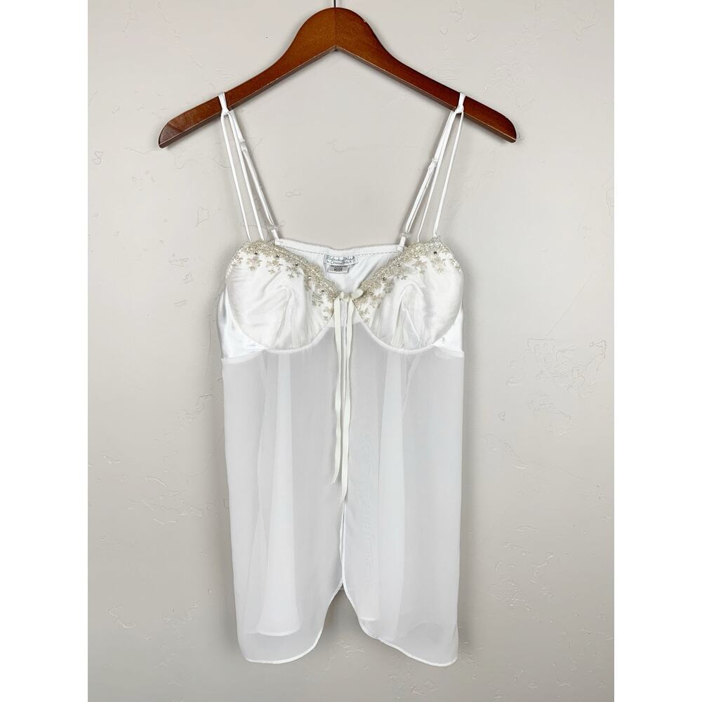 Vintage Seductive Wear By Cinema Etoile Sheer Babydoll Nightie Lingerie Size M